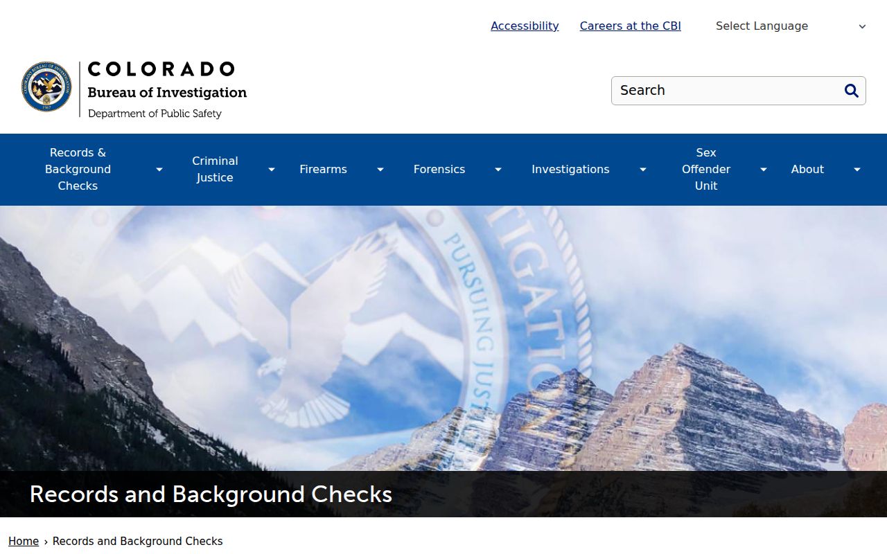 Montrose County criminal court records CBI records background checks overview