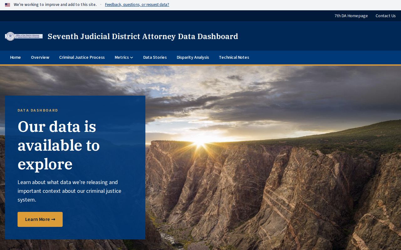 Montrose County District Court 7th Judicial District case records dashboard