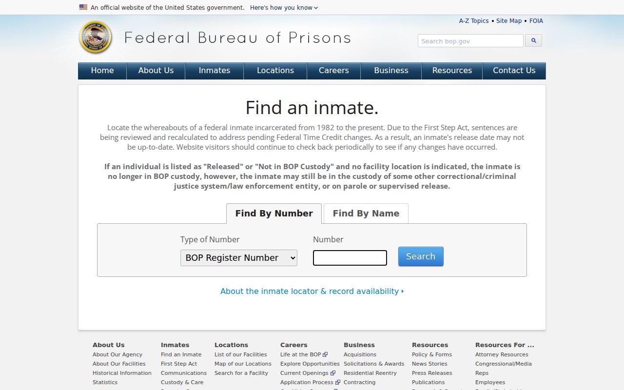 Montrose County probate records federal inmate locator reference